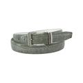 CTMÂ® Leather Croc Print Dress Belt with Clamp On Buckle (Men's Big & Tall)