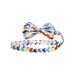 Clover Graphic Rainbow Design Bow Tie