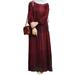 ZANZEA Women Winter Full Sleeve Plaid Printed Long Dress Muslim Abaya Vintage Dresses