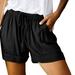Promotion Clearance Women shorts Summer Casual Solid Cotton shorts high waist loose shorts Pockets for girls Soft Cool female short Plus Size S-5XL