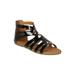 New Women Open Toe Strappy Flat Gladiator Sandal - 17996 By Yoki Collection
