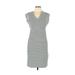 Pre-Owned Derek Lam Collective Women's Size 42 Striped V-Neck Dress