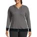 Just My Size Women's Plus Size Active French Terry Zip Hoodie