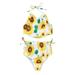 Binwwede Toddler Baby Girls Bikini Set Leopard/Sunflower Print Two Piece Swimwear Halter Bathing Suit Summer Swimsuit MHX