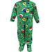 Baby Shark Girls' Baby Shark Christmas Infant Blanket Sleeper Footie Pajama