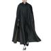 Men's Retro Cloak Stitching Hooded Ponchos Capes Coats Outwear Sweatshirts