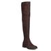 New Women Indulge Joanna-01 Mixed Media Thigh High Riding Boot