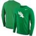 North Texas Mean Green Nike Big Logo Performance Long Sleeve T-Shirt - Kelly Green