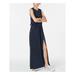 Womens Navy Small Maxi Grommet-Laced S