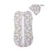 Seyurigaoka Newborn Baby Cotton Zipper Swaddle Blanket Wrap Sleeping Bag Sleepsacks 0-6M