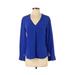 Pre-Owned J.Crew Women's Size 2 Long Sleeve Silk Top