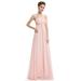 Ever-Pretty Womens Vintage A-Line One Shoulder Cocktail Party Long Maxi Casual Dresses for Women 9816 Pink US 16