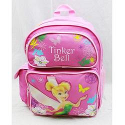 Medium Backpack - - Tinkerbell Pink New School Bag Book Girls a01544