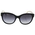 Burberry BE 4187 3507/8G - Black/Grey by Burberry for Women - 59-19-140 mm Sunglasses