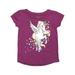 Jumping Beans Toddler Girls Purple Glitter Pegasus Unicorn T-Shirt Tee Shirt