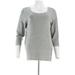 Joan Rivers Scoop Neck Sweater Lace Up Women's A309778