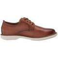 Florsheim Kids Supacush Plain Toe Ox, Jr. (Toddler/Little Kid/Big Kid) Cognac Milled/White Sole