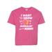 Inktastic I Want To Grow Up To Be A Journalist Like My Mommy Child Short Sleeve T-Shirt Unisex Retro Heather Pink XS