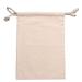 Pack of 50 - 6 oz. Cotton Canvas Drawstring Bag 10"w x 14"H Color natural - CarryGreen Bag