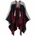 Tuscom Women Knitted Cashmere Capes Shawl Cardigans Sweater Coat