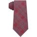 Calvin Klein Mens Molten Plaid Self-Tied Necktie