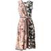 Isaac Mizrahi Petite Floral Faux Wrap Dress NEW A352279