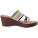 Anne Klein Hadya Wedge Sandal Multi