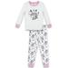 FREE 2 DREAM Pajama Set, 2 Piece Cotton PJ Set, Long Sleeve Long Pant, Natural Cotton, Kid's Sizes 3T to 10