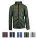 Mens Puffer Jacket with Contrast Trim