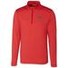 Texas Tech Red Raiders Cutter & Buck Big & Tall Holman Stripe Half-Zip Jacket - Red