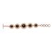 Shop LC Mothers Day Gifts 14K Rose Gold Over Black Karelian Shungite Bracelet Jewelry Size 6.5" Ct 23.9