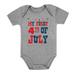Tstars Boys Unisex 4th of July Shirts for Boys Patriotic USA My First 4th of July Baby Outfit American Flag USA Independence Day Gifts for Fourth of July Baby Bodysuit