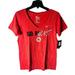 Nike Athletic Cut Go Bucast The Nike Tee, Red T-Shirt - LARGE