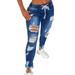 Jeans Juniors Destroyed Ripped Distressed Jeans Skinny Denim Pants Jeans for Women