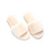 Winter Women Soft Slippers Indoor Floor Warm Shoes Plush Sandals Solid Color