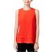 Maison Jules Women's Tiered Sleeveless Top, Loving Red, XS