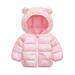 New Winter Children's Padded Jacket, Lightweight Casual Padded Jacket For Middle And Small Children, Rose Pink