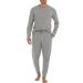 George Men's Holiday Thermal Pajama Set