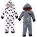 Hudson Baby Unisex Baby and Toddler Fleece Jumpsuits, Coveralls, and Playsuits, Scottie Dog, 6-9 Months