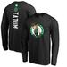 Jayson Tatum Boston Celtics Fanatics Branded Team Backer Name & Number Long Sleeve T-Shirt - Black