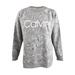 Calvin Klein Women's Plus Snake-Print Logo Sweatshirt (2X, Pearl Grey Heather)