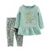Child of Mine by Carter's Baby Girl Long Sleeve Shirt and Pant Set, 2 pc set