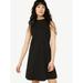 Free Assembly Women's Sleeveless Mock Neck Swing Dress