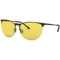 Ray-Ban RB3652-901485 Black Aviator Yellow Classic Lens Metal Sunglasses