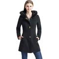 BGSD Womens Lana Wool Blend Hooded Parka Coat (Regular & Plus Size)