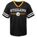 Newborn & Infant Black Pittsburgh Steelers Mesh Jersey T-Shirt