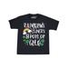 Inktastic St .Patrick's Day Rainbows Clovers & Pots of Gold Teen Short Sleeve T-Shirt Unisex Black XL