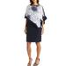 R & M Richards Women's Poncho Dress