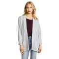 BB Dakota Women's Hacci Kimono Jacket, Heather Grey, Small