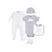 Layette Set, 5pc (Baby Boys or Baby Girls Unisex)